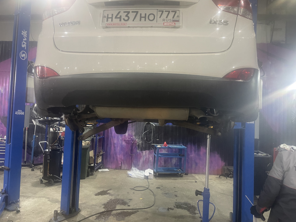 Задняя ходовая — Hyundai ix35, 2 л, 2011 года | визит на сервис | DRIVE2