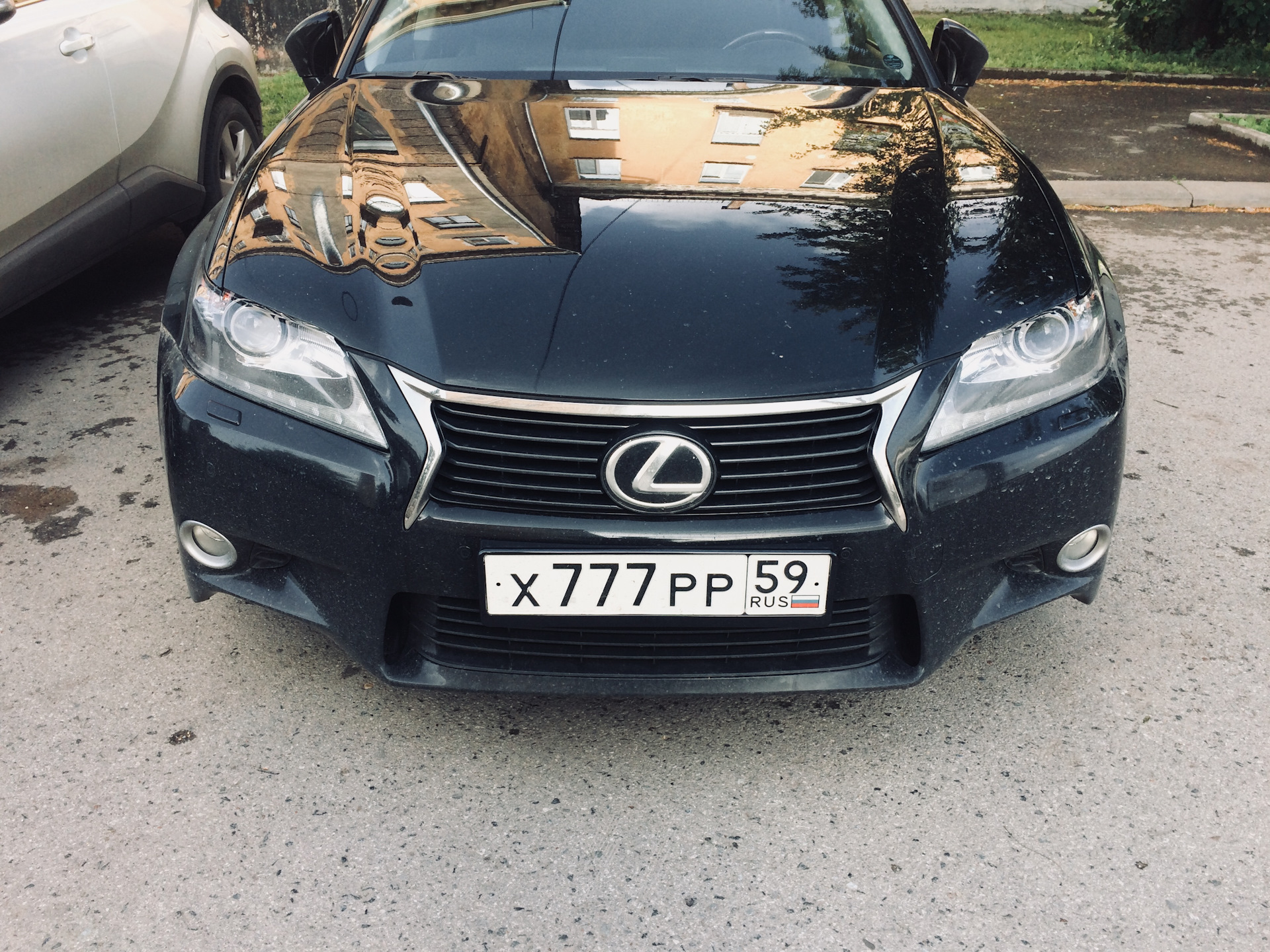 Правильные рамки для гос. номеров — Lexus GS (L10), 3,5 л, 2013 года |  стайлинг | DRIVE2