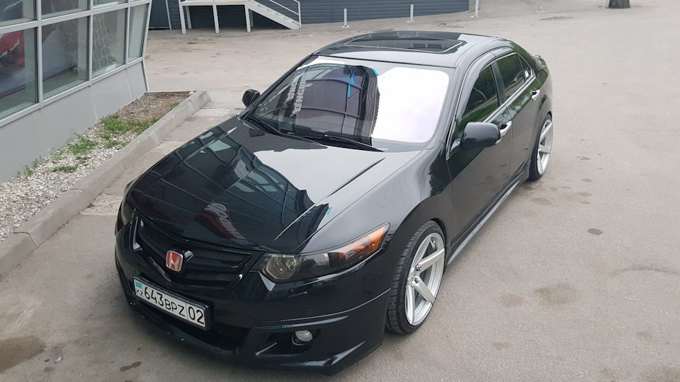 Установка укороченных пружин. vol.2 — Honda Accord (8G), 2,4 л, 2011 ...