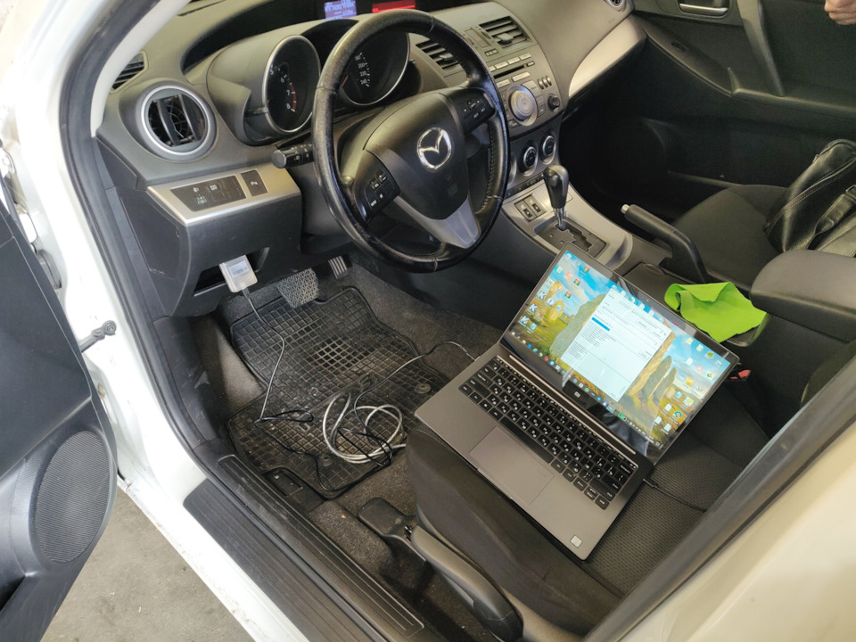 ЧИП-тюнинг MAZDA 3 1.6AT под нормы токсичности ЕВРО2 для удаления ...