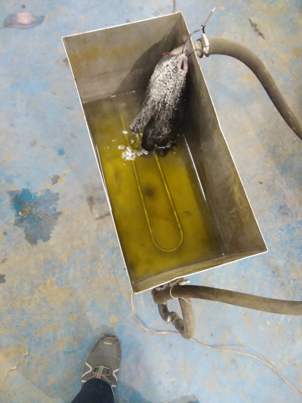 Промывка радиатора печки и полная замена антифриза. — DRIVE2