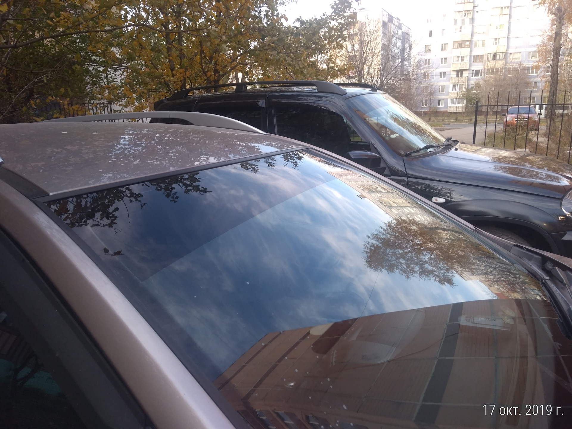 полоска на лобовое стекло — KIA Ceed SW (1G), 1,6 л, 2008 года | просто ...