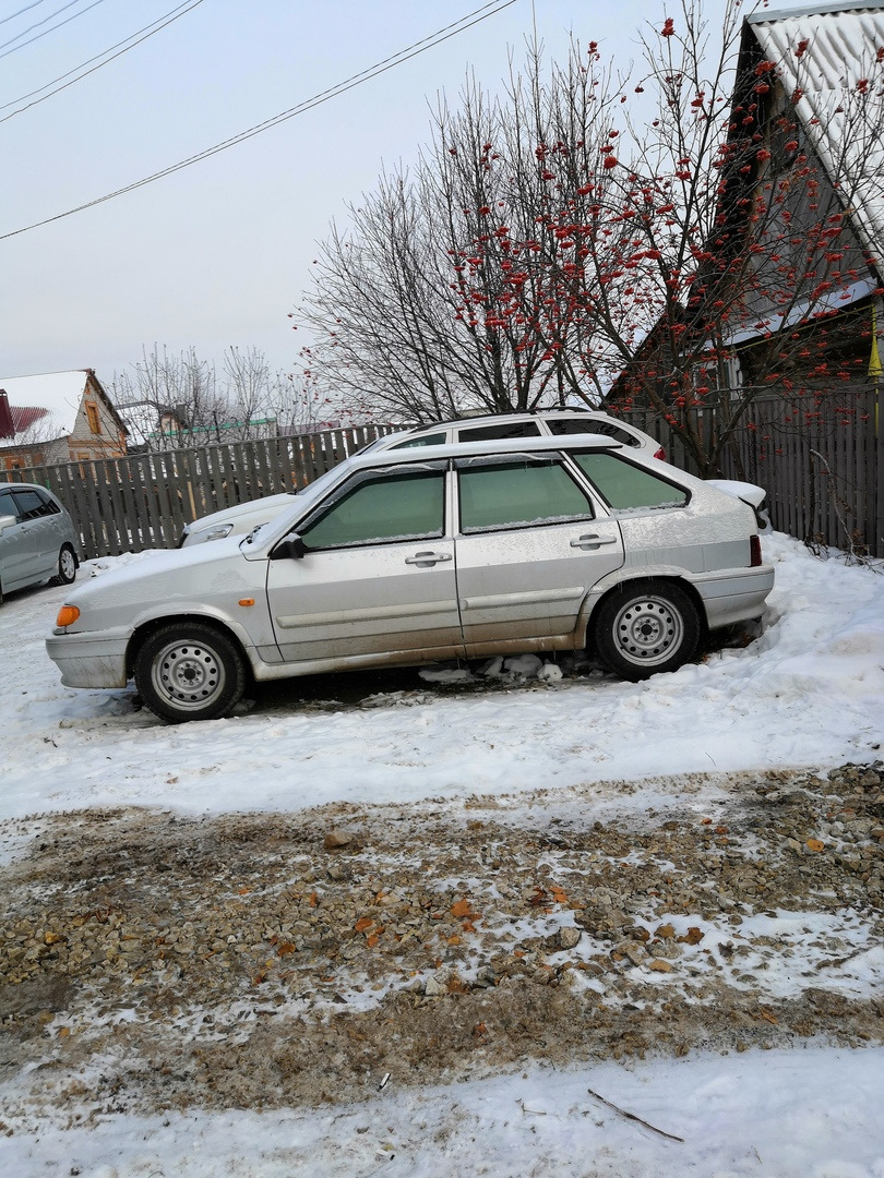 Переобул на зиму — Lada 2114