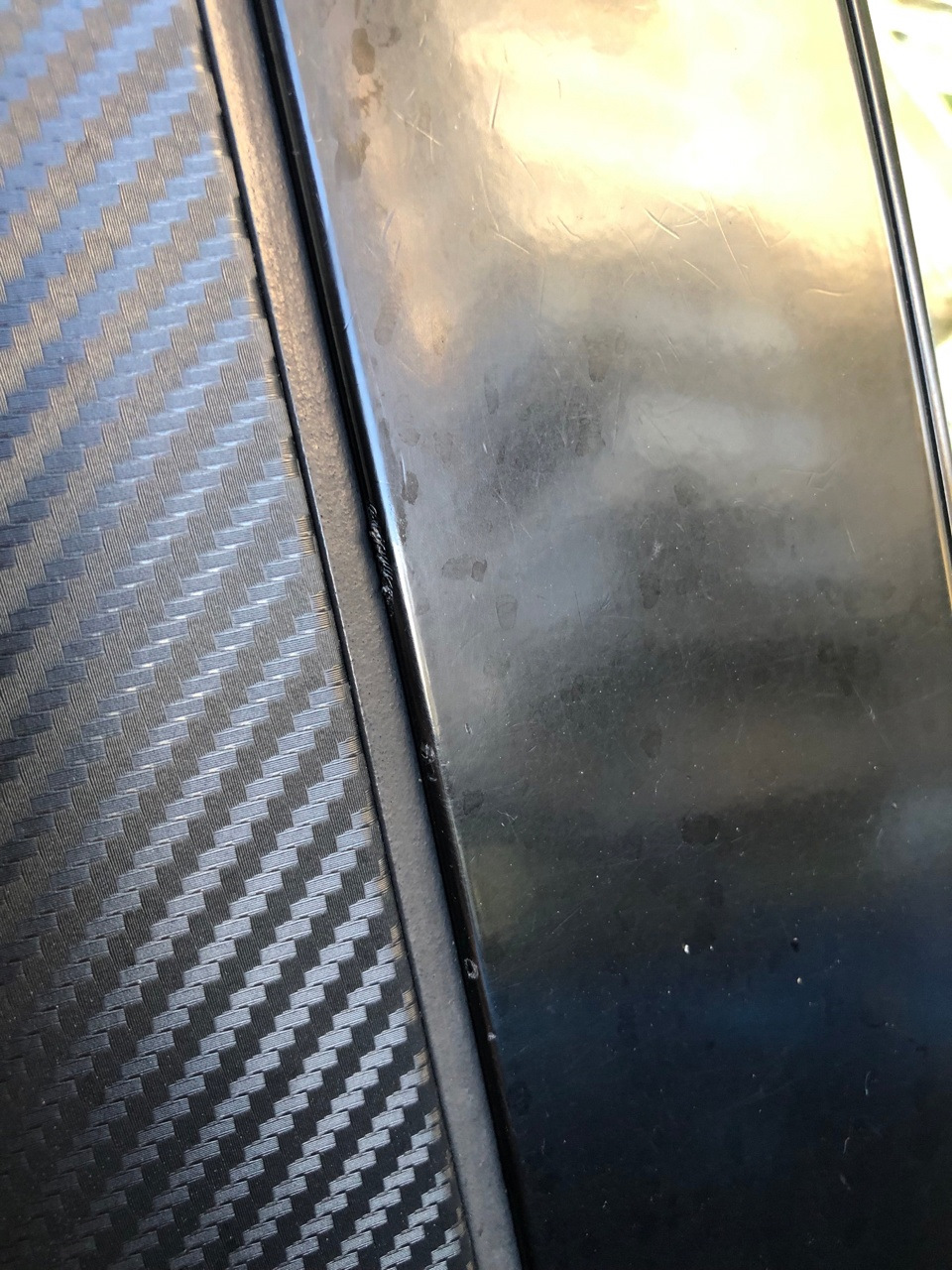 Оклейка карбоновой пленкой — Honda Civic 5D (8G), 1,8 л, 2008 года ...