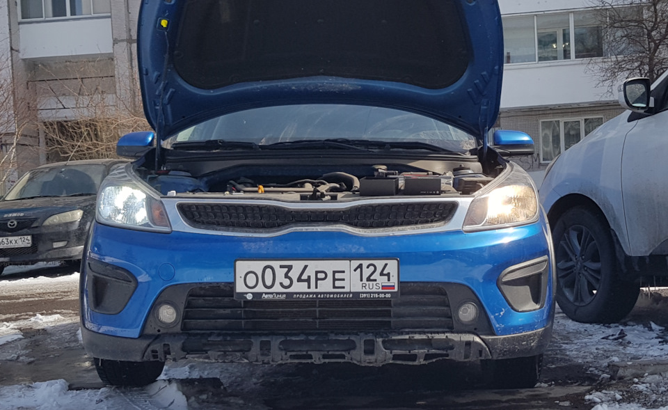 Led мне в фару. — KIA Rio X-Line, 1,4 л, 2018 года | тюнинг | DRIVE2