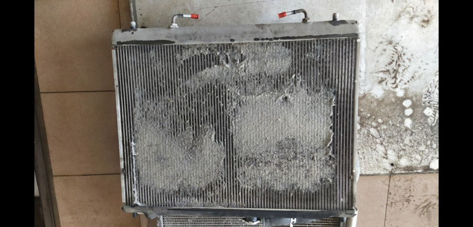 125 т.км. Первая очистка радиаторов с промывкой, повторный осмотр ...