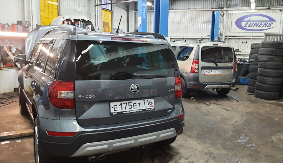 Большое ТО ( чистка впуска, замена цепи ГРМ) шкода йети 1,8 CDAB ...