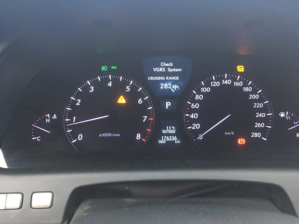 Ошибка VGRS, VSC — Lexus LS (USF40/41), 4,6 л, 2007 года визит на