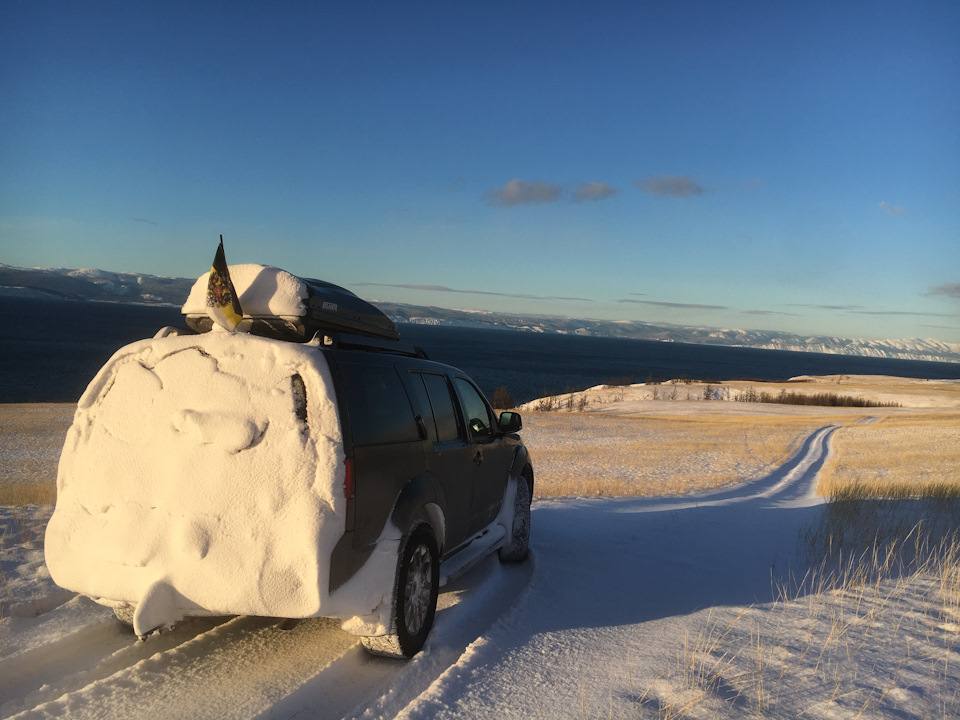 Это не Якутск, это по пути, для привлечения внимания. :) — Nissan Pathfinder (3G)