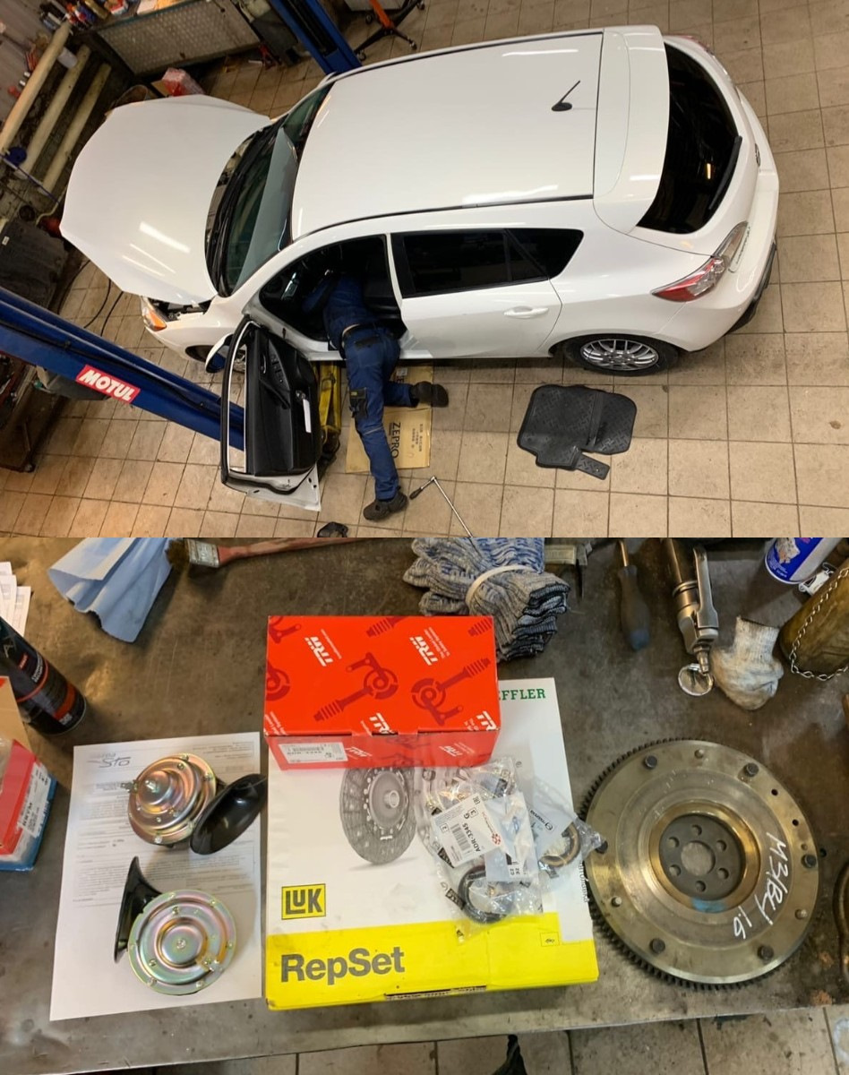 Замена сцепления, маховика и ещё немного нового — Mazda 3 (2G) BL, 1,6 ...