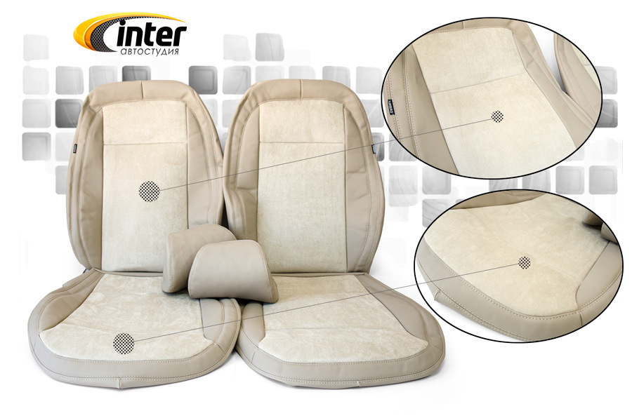 Каркасные чехлы из экокожи Фиат для Volkswagen Polo Sedan — AS-INTER на ...