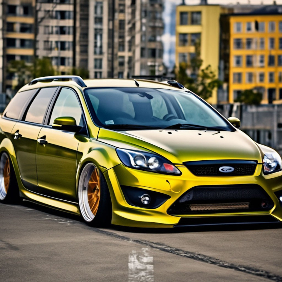 Ford Focus 2 RS stance