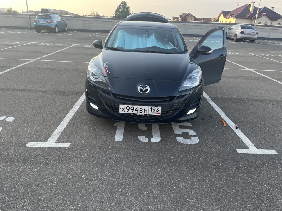 ДХО из ПТФ — Mazda 3 (2G) BL, 1,6 л, 2010 года | тюнинг | DRIVE2