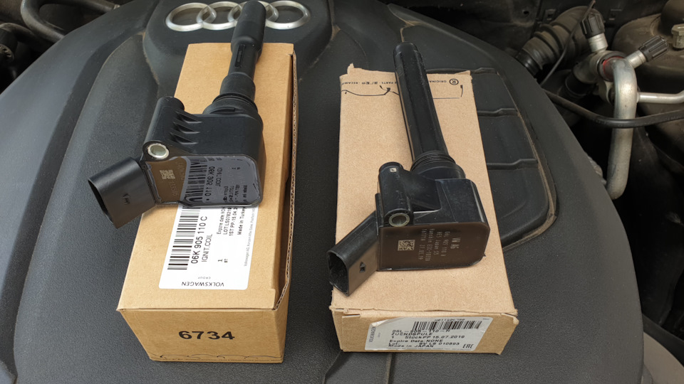 Запчасти на фото: 06K905110C. Фото в бортжурнале Audi A4 (B8)