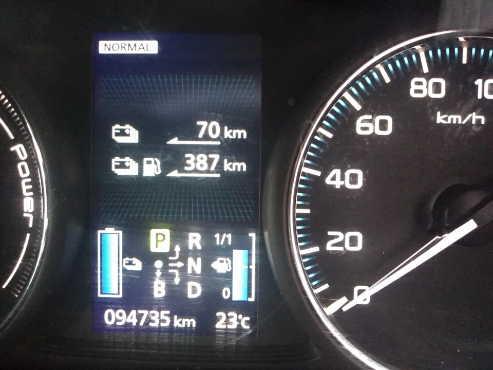 Зарядка. — Mitsubishi Outlander PHEV, 2 л, 2013 года | наблюдение | DRIVE2