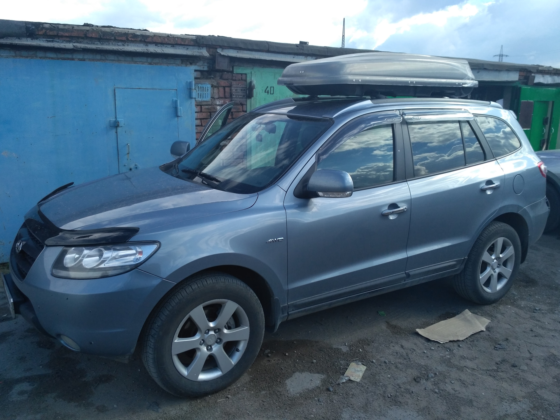 Установка бокса SOTRA X-Drive II 195x78x39 450л на крышу! — Hyundai Santa  Fe (2G), 2,7 л, 2008 года | аксессуары | DRIVE2