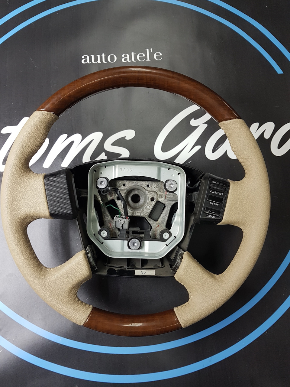 Перетяжка руля с деревянными вставками Nissan Teana Пушкино — DRIVE2