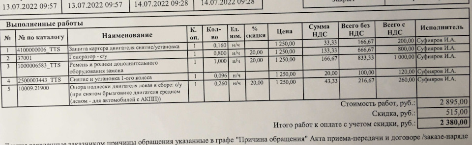 Замена ремня генератора и кое чего ещё — Lada Гранта Лифтбек (1G), 1,6 ...