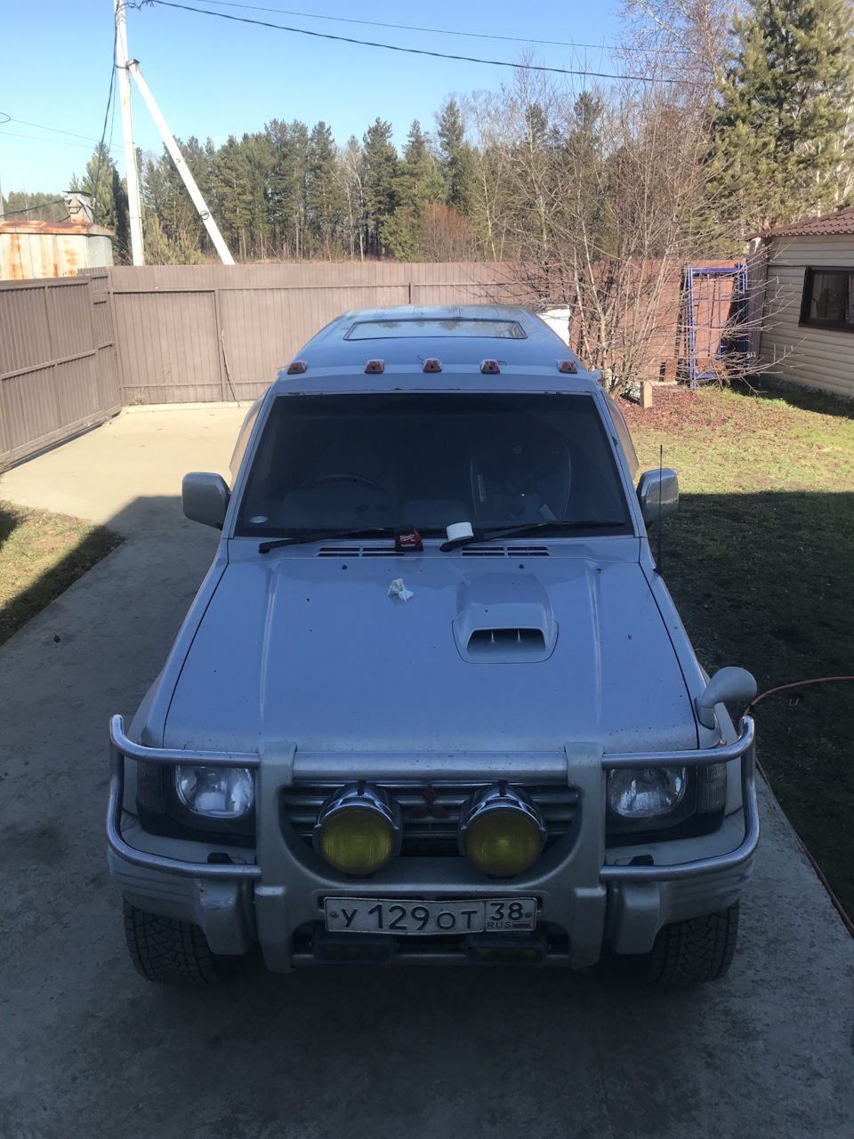 Габариты на крышу — Mitsubishi Pajero (2G), 2,8 л, 1994 года | стайлинг |  DRIVE2