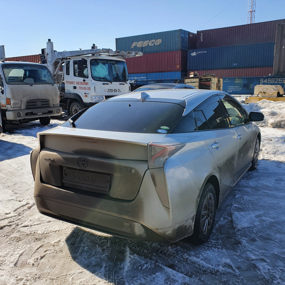 Покупка и перегон машины Владивосток-Хабаровск — Toyota Prius (50), 1,8 л,  2015 года | покупка машины | DRIVE2