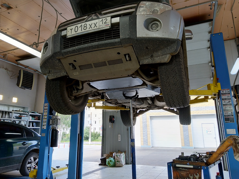 Масло. Защита. 3.8. — Mitsubishi Pajero (4G), 3,8 л, 2008 года ...