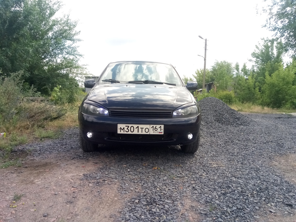 Лёд в туманки — Lada Калина Хэтчбек (1G), 1,6 л, 2010 года | стайлинг ...
