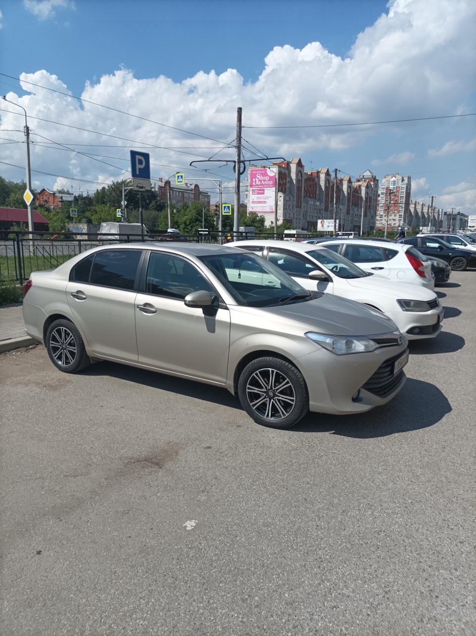 Диски / Резина — Toyota Corolla Axio (E160), 1,5 л, 2017 года | колёсные  диски | DRIVE2