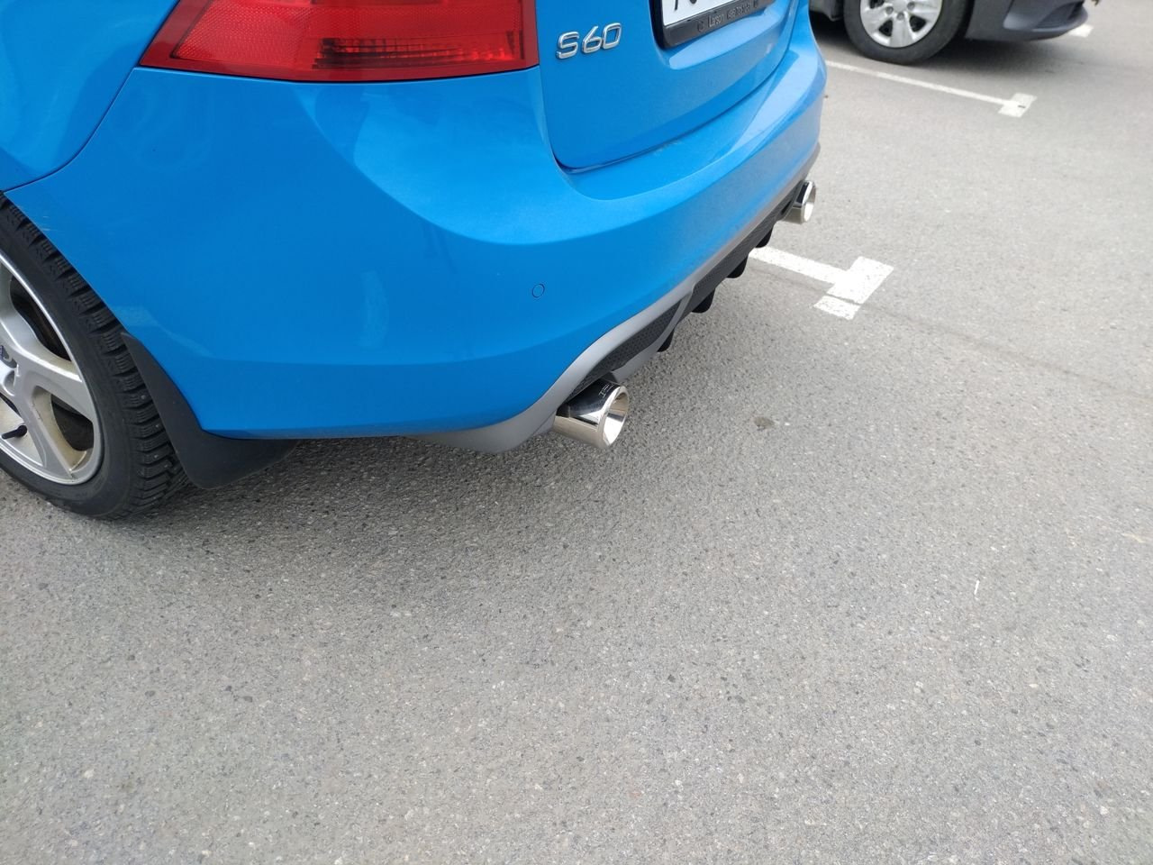 Насадка на глушитель Buzzer ZZ 100X — Volvo S60 (2G), 2,5 л, 2012 года ...