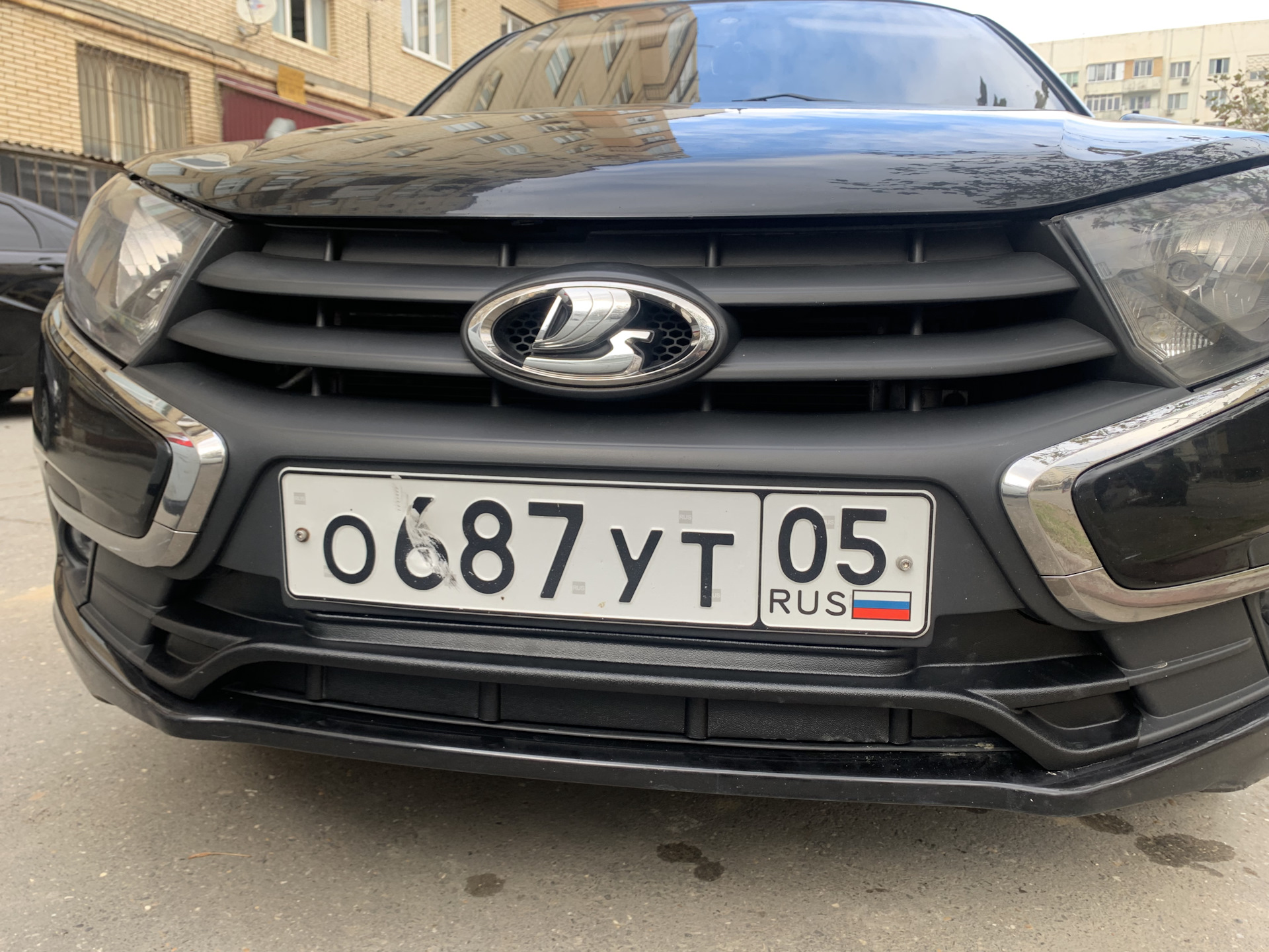 Зимняя заглушка — Lada Гранта (2G) FL, 1,6 л, 2019 года | тюнинг | DRIVE2