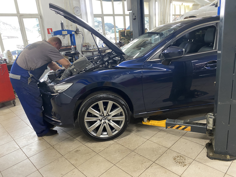 ТО — 45 000 — Mazda 6 (3G) GJ, 2,5 л, 2021 года | техосмотр | DRIVE2