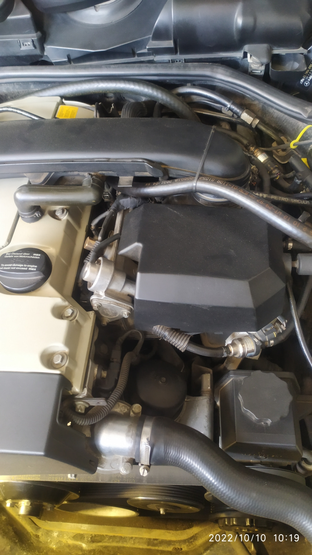 Погнало масло в антифриз — Mercedes-Benz E-class (W210), 2 л, 1997 года ...