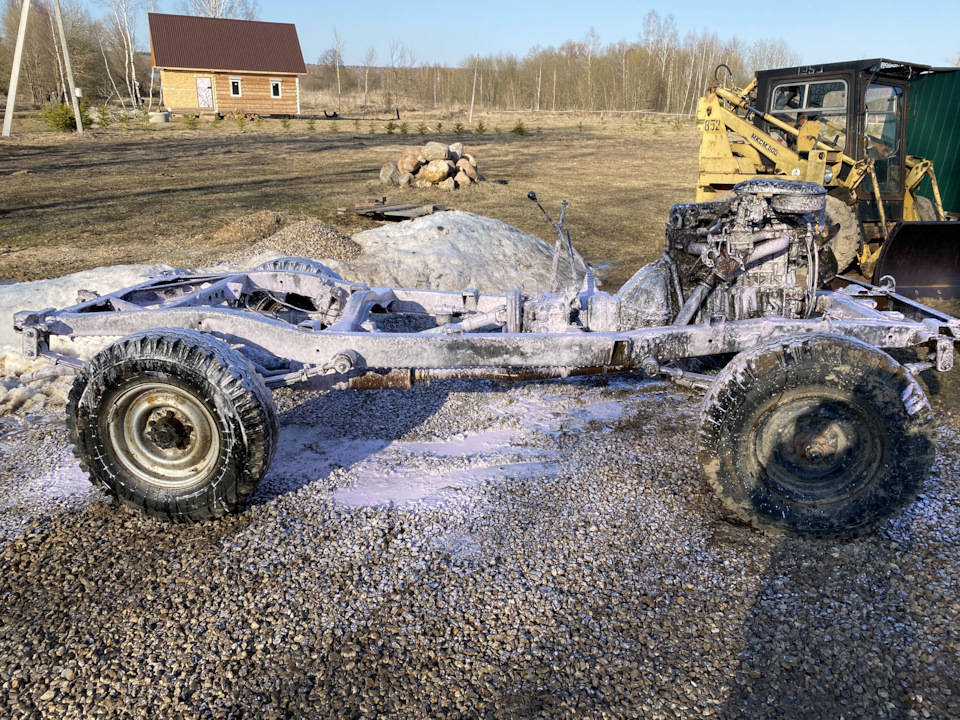 Начало ремонта рамы — УАЗ 469, 2,7 л, 1975 года | своими руками | DRIVE2