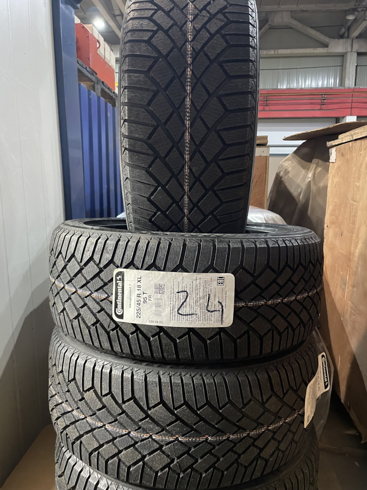 Шины зимние нешипованные Continental 225/45 R18 на BMW 3 series (G20 ...