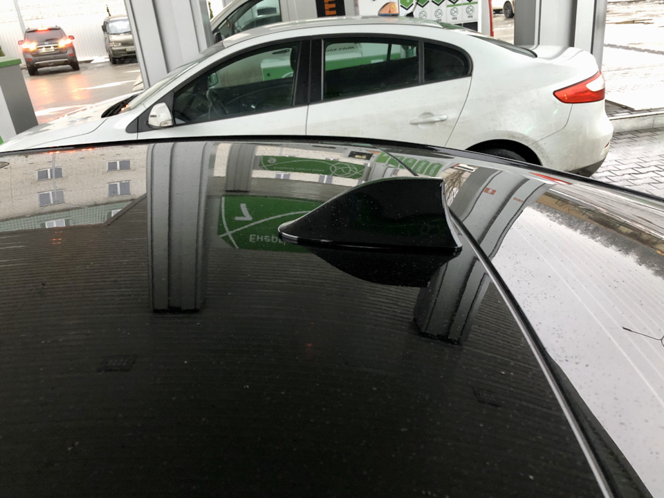 Плавник вместо штатной Антенны — KIA Cerato Koup (1G), 2 л, 2012 года ...