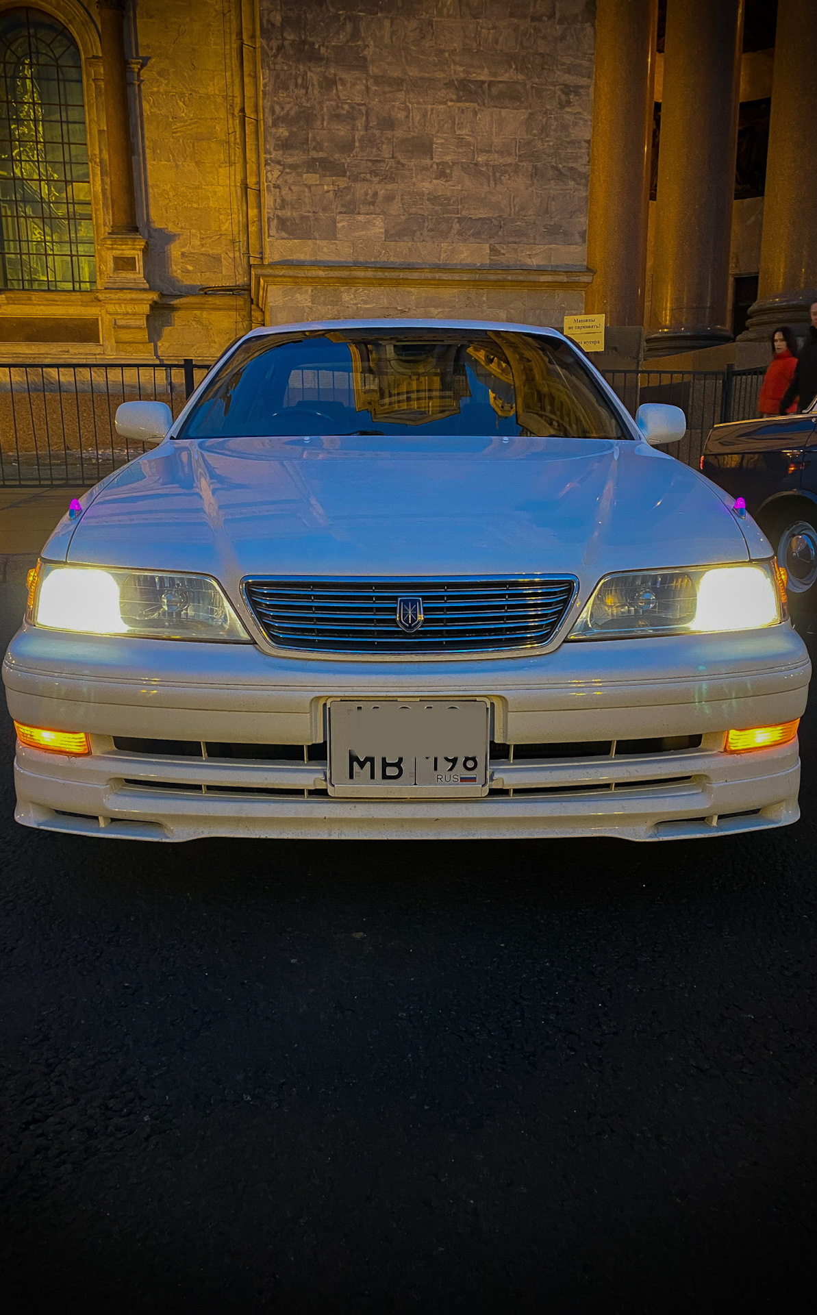 💮Фиолетовые светлячки на крылья — Toyota Mark II (100), 2,4 л, 1998 года |  своими руками | DRIVE2