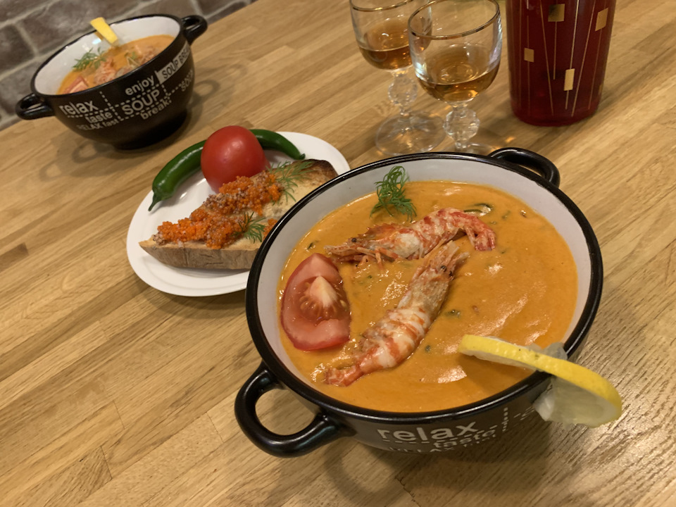 Острый тайский суп с Магаданскими креветками Дракон. — Сообщество ...