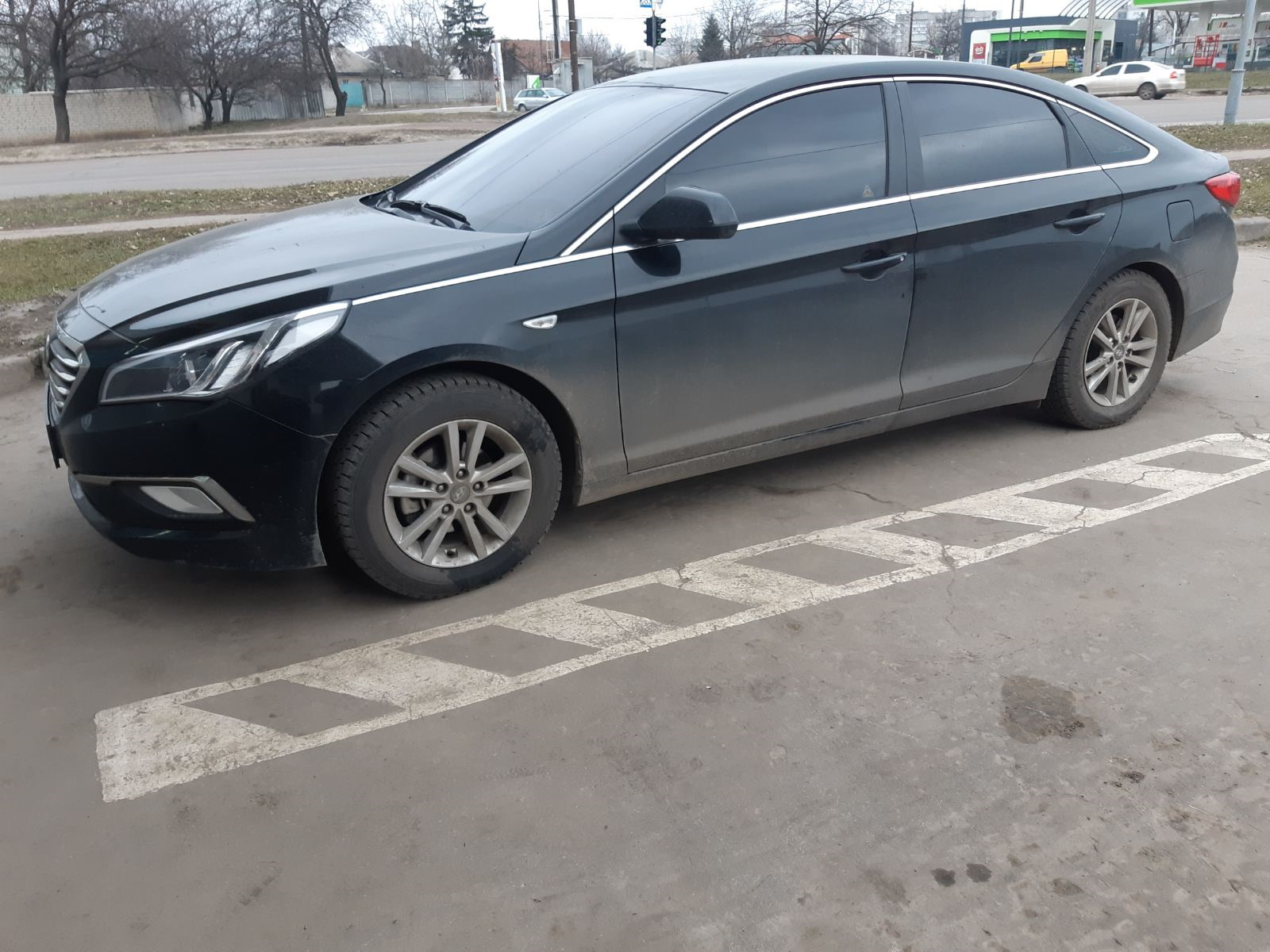 Давно хотел поставить R18 на Sonata lf — Hyundai Sonata VII (LF), 2 л, 2015  года | колёсные диски | DRIVE2