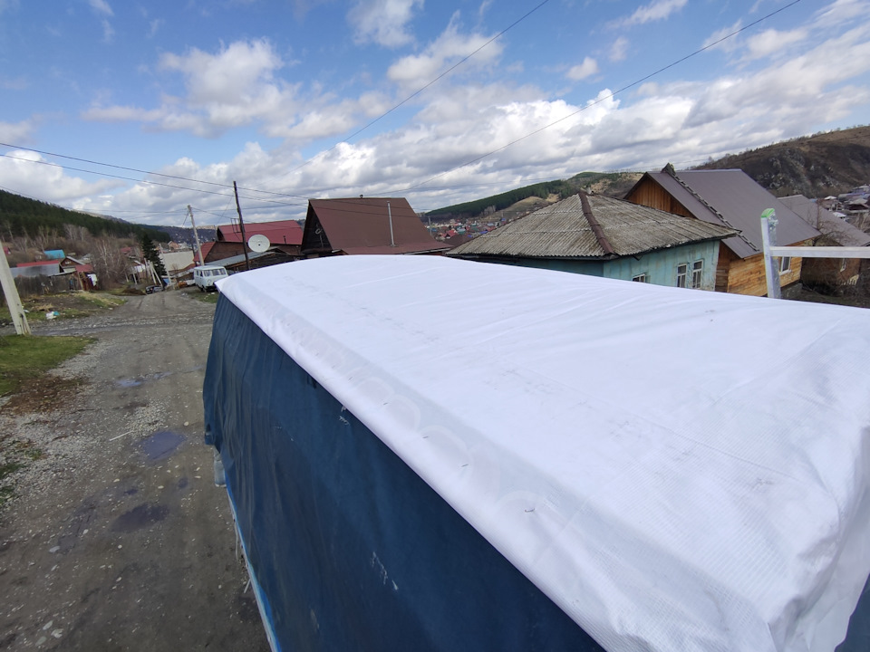 Временный Ремонт тента — ГАЗ Газель, 2,4 л, 2000 года | своими руками ...