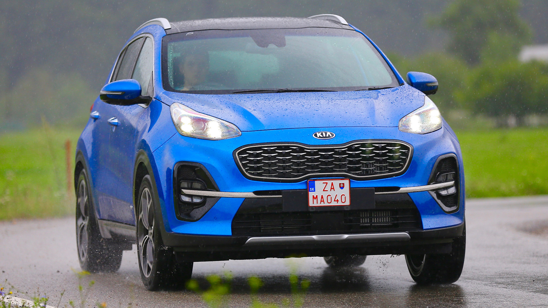 Kia Sportage 2021 синий