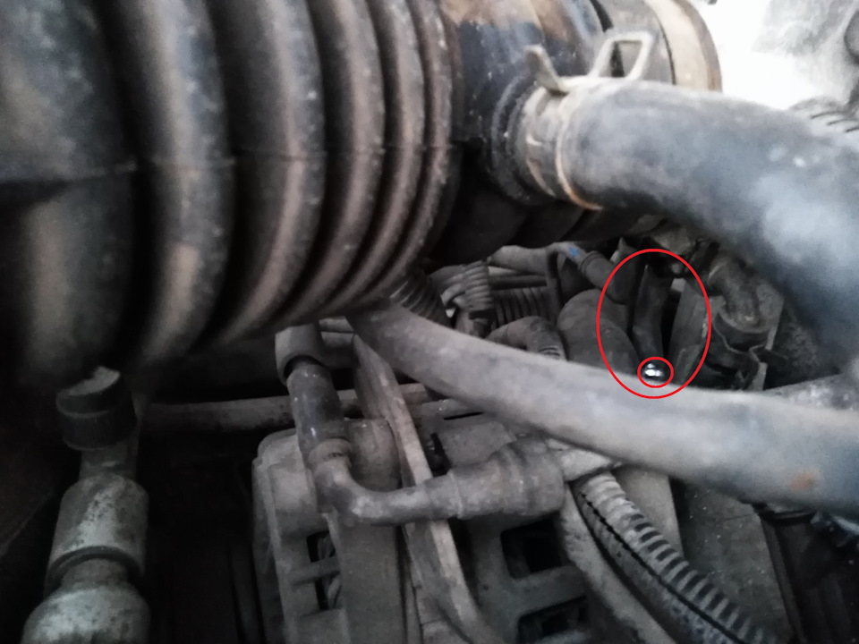 А вот что должно получиться под дросселем. — Chevrolet Lanos