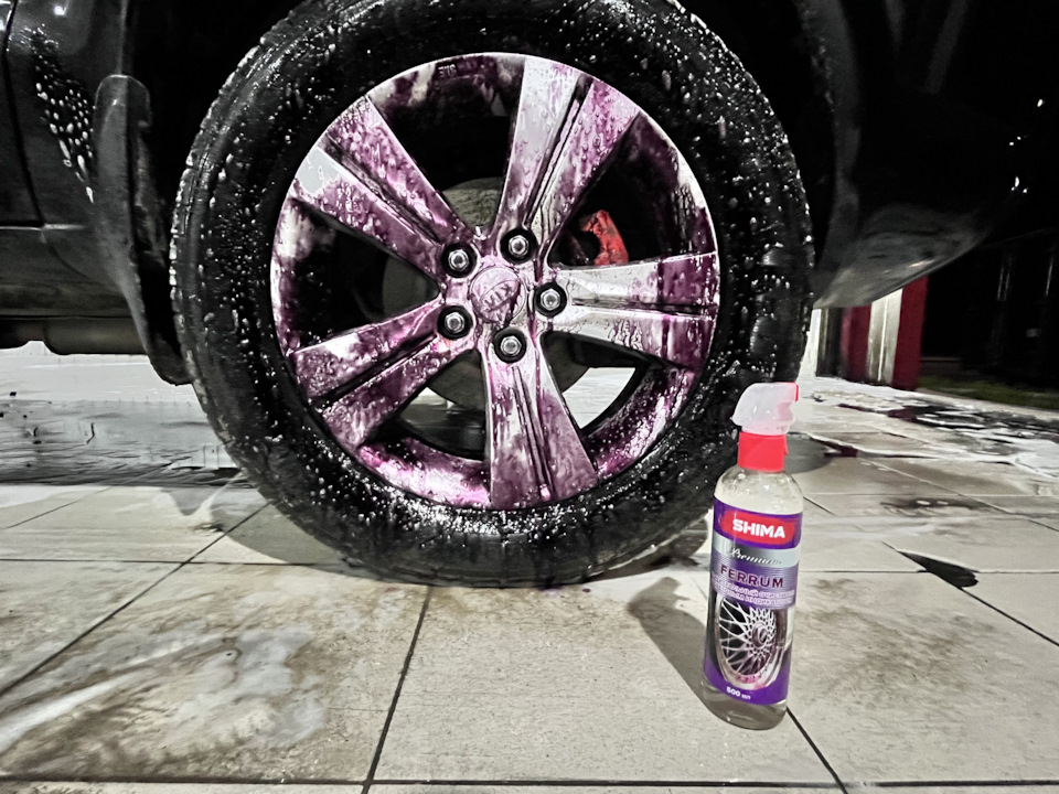 Помыл колеса от колодочной пыли и вкраплений! — Hyundai Tucson (JM), 2 ...