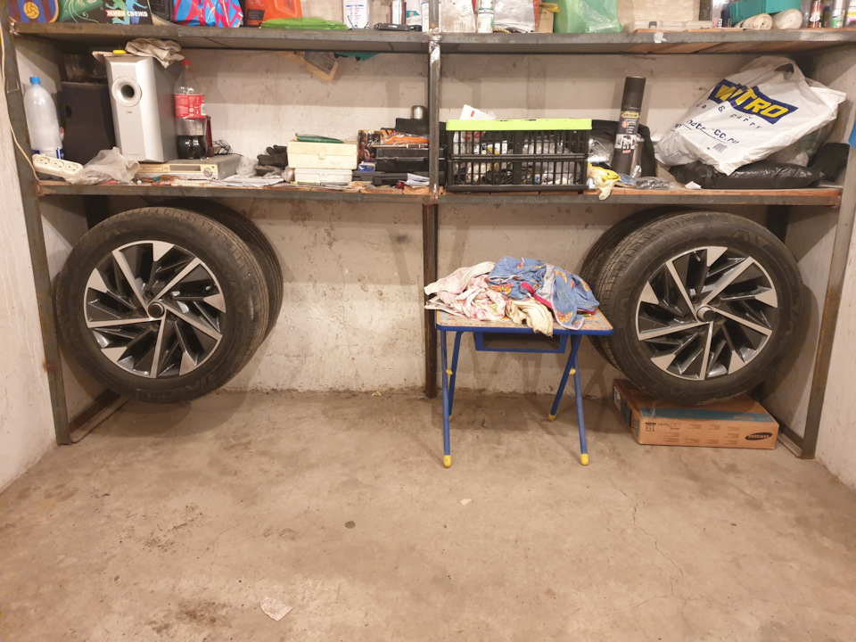 Правильное хранение колес — Hyundai Tucson (4G), 2 л, 2022 года ...