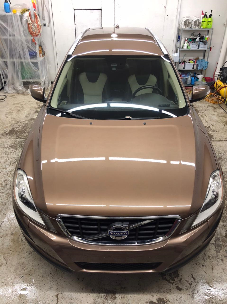 Полировка и нанесение жидкого стекла — Volvo XC60 (1G), 2,4 л, 2012 ...