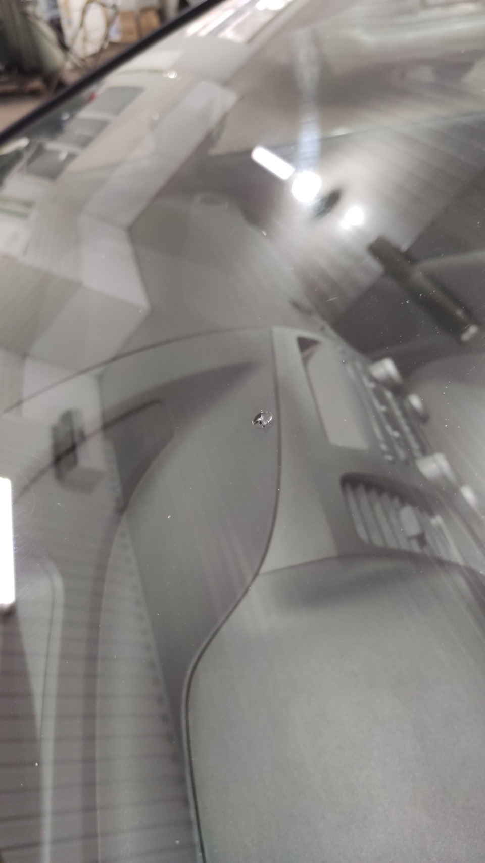 Ремонт скола на лобовом стекле — Honda Civic 4D (8G), 1,8 л, 2008 года ...