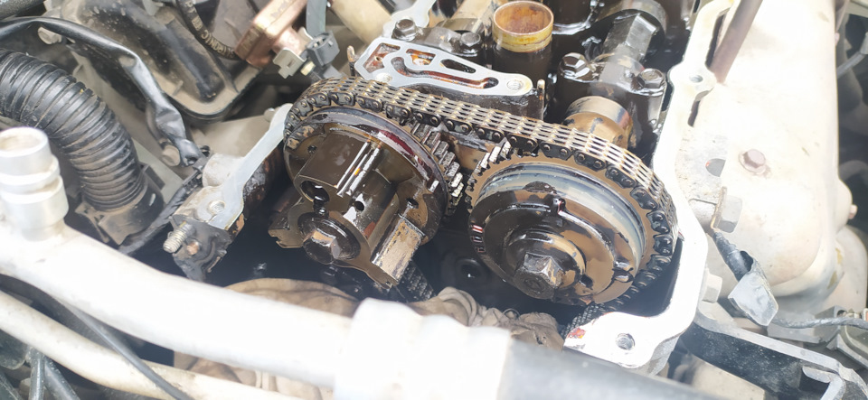 Чистка муфты VVTI — Nissan Almera Classic (B10), 1,6 л, 2007 года ...