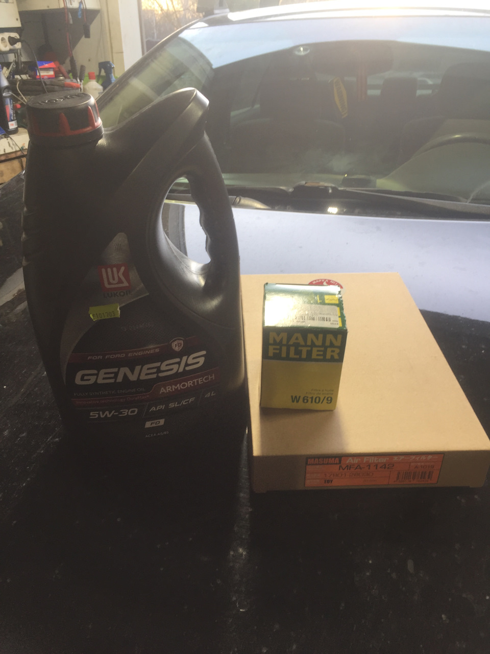 Замена масла lukoil 5w30 SL a5/b5 — Toyota Camry (XV40), 2,4 л, 2008 ...