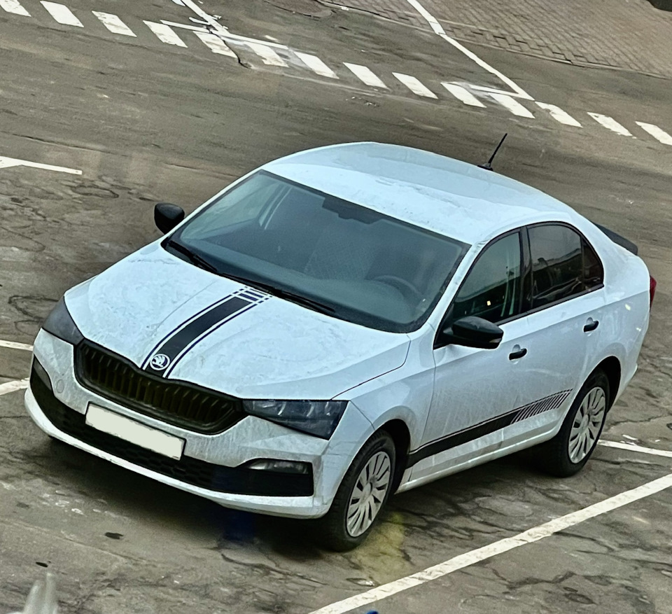 Ну теперь точно не такси © — Skoda Rapid (2G), 1,6 л, 2021 года | стайлинг  | DRIVE2