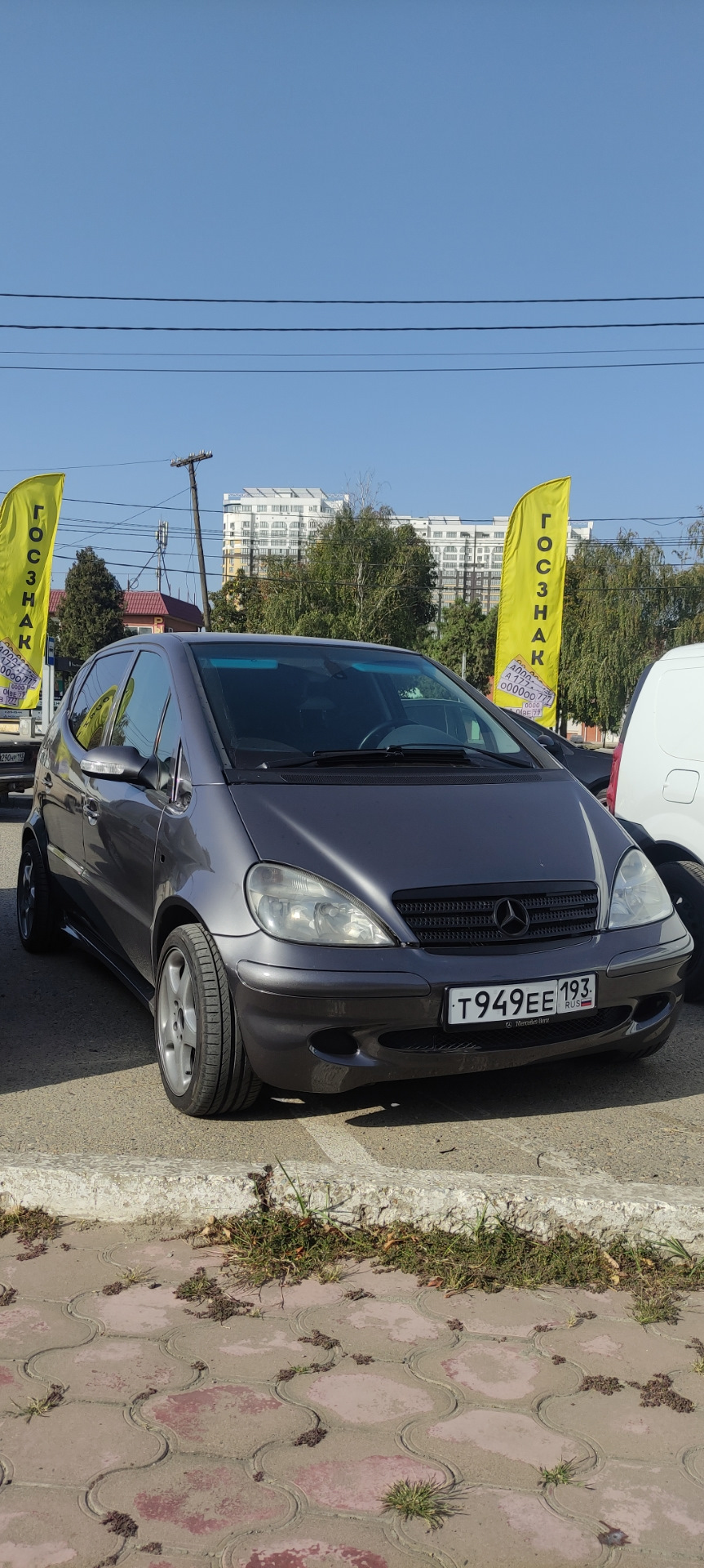 Линза датчика дождя — Mercedes-Benz A-Class (W168), 2,1 л, 2002 года ...