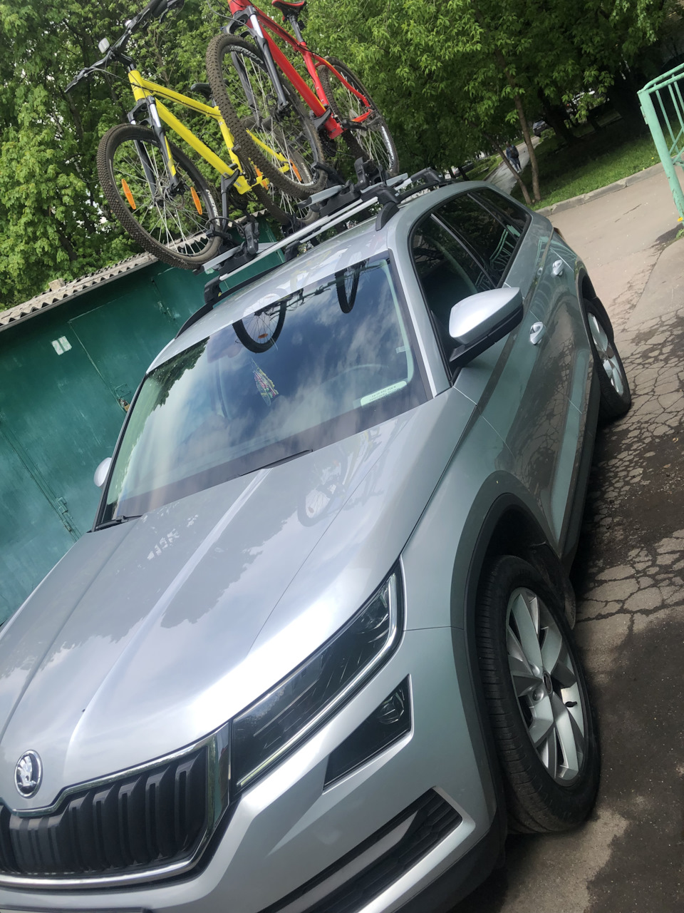 Вело-лето — Skoda Kodiaq, 1,4 л, 2021 года | тюнинг | DRIVE2