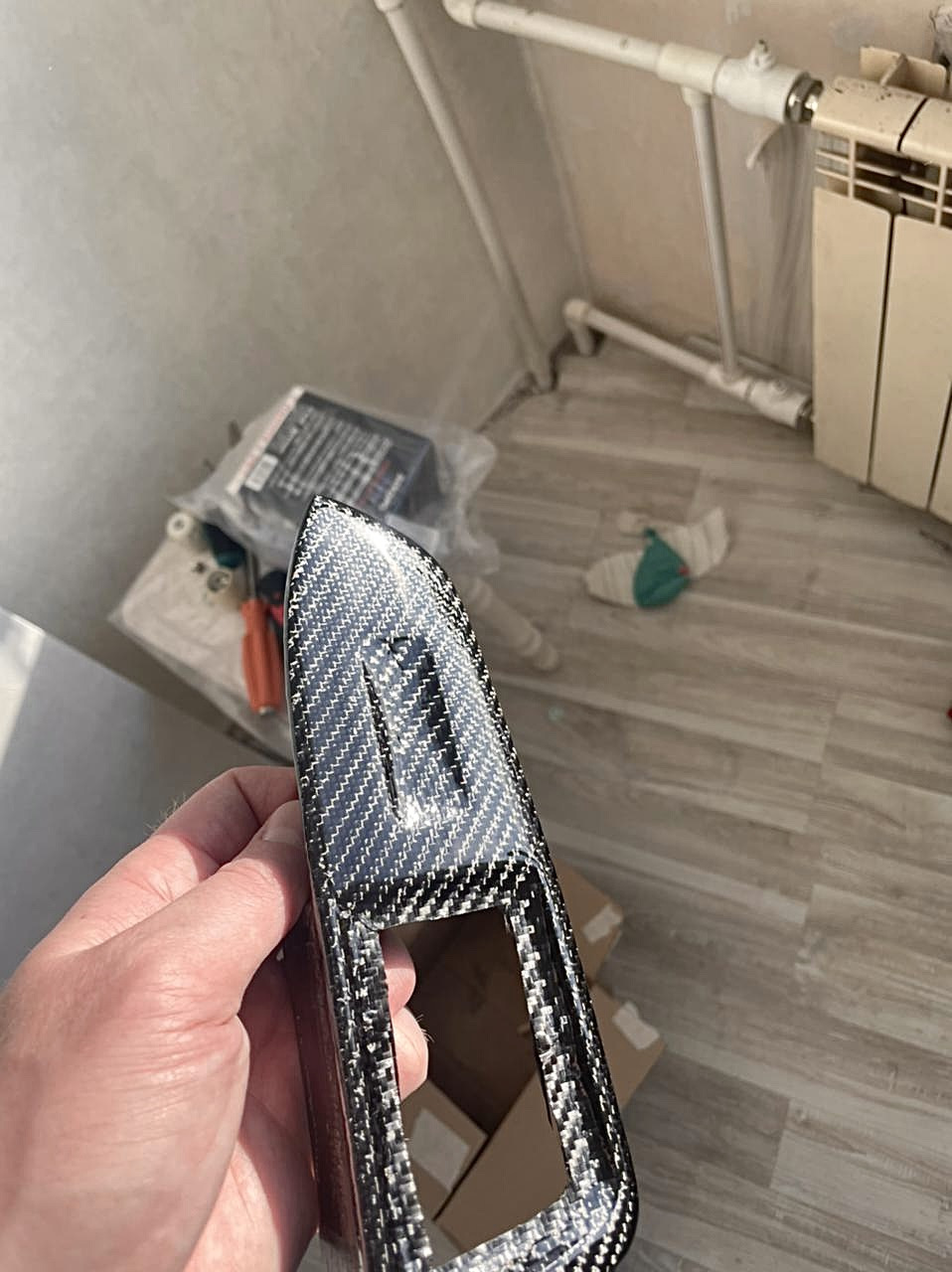 25# Ламинация карбоном пластика салона — Toyota Mark II (90), 2,5 л ...